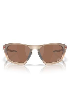 Oakley Lateralis 60mm Rectangle Sunglasses in Matte Sepia /Prizm Tungsten at Nordstrom