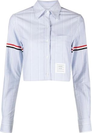 Thom Browne RWB-Stripe Cotton Shirt