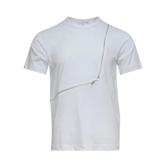 Comme Des Gar&ccedil;ons T-Shirts, male, White, Size: S Comme des Garcons T-shirts and Polos White