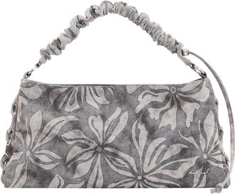 Desigual Floral Ruched Strap Shoulder Bag in Black at Nordstrom