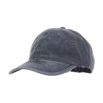 Maison Margiela Numeric Washed Cotton Cap - unisex - Accessoires - Blauw - Maat: ONE Size Katoen