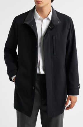 Hart Schaffner Marx Colfax Waterproof Raincoat in Black at Nordstrom, Size Xx-Large