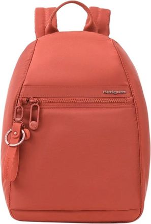 Hedgren Vogue RFID-rugzak - Dames - Tassen - Rood - Maat: ONE Size Zijde