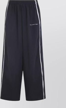 Balenciaga polyester wide-leg track pants