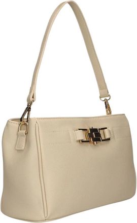 Valentino Tassen, Dames, Beige, ONE Size, Leer, Alina Schoudertas