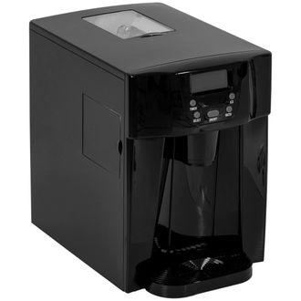 HOMCOM Ice Maker Machine And Water Dispenser No Plumbing Required Black | TJ Hughes