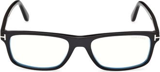 Tom Ford Occhiali da vista - Heren - Brillen - Zwart - 55 MM - Accessoires