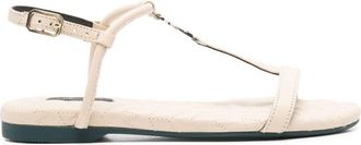 Patrizia Pepe leather sandals - Neutrals