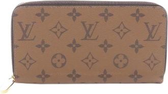 Louis Vuitton Pre-owned Wallets, female, Brown, Size: ONE SIZE Pre-owned Zippy Wallet Monogram Reverse Long Wallet