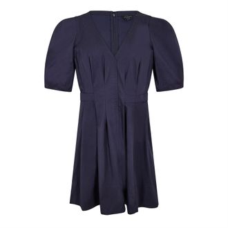 Ted Baker Womens v neck Md Ld99 in Navy - Size 14 UK