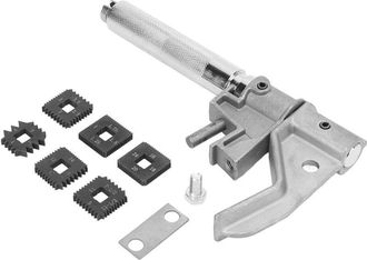 OEM Kit De Herramientas Para Reparaci&oacute;n De Roscas Externas, Acabado En Aluminio Anodizado Plateado, Sin Da&ntilde;os, Para Di&aacute;metros Exteriores De 1 A 1/4 A 5 Pu