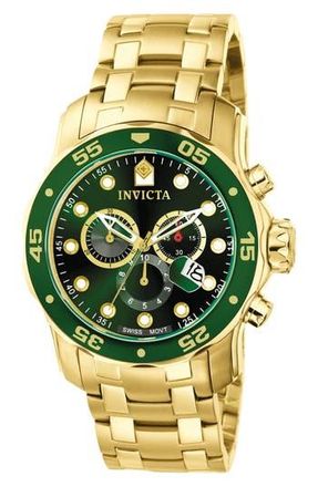 Invicta 0073 Pro Diver Watch in Green at Nordstrom Rack