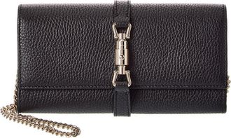 Gucci Jackie 1961 Leather Wallet On Chain