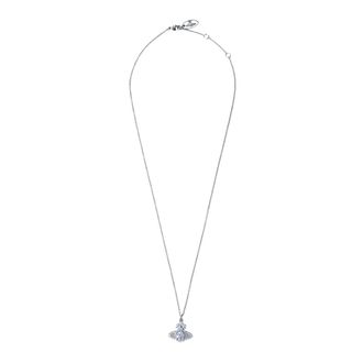 Vivienne Westwood Necklaces, female, Gray, Size: ONE SIZE Valentina Orb Pendant Necklace