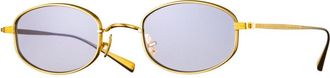 Eyevan 7285 Thompson YG Mens Sunglasses Gold Size 47