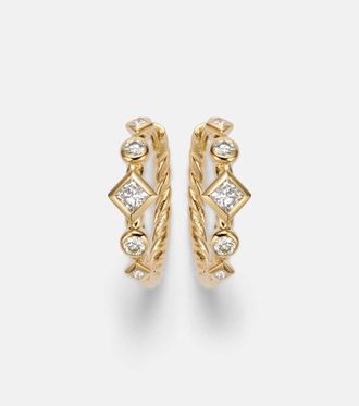 David Yurman Petite Modern Renaissance 18kt gold (750/1000) earrings with diamonds