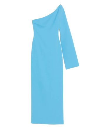 Solace London Alina asymmetrische maxi-jurk - Blauw