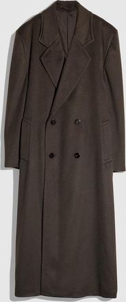 Gucci Soft Cashmere Long Coat, Brown