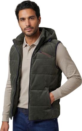 A Fish Named Fred A Fish Named Fred bodywarmer groen slim fit effen borstzak