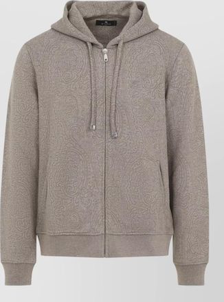 Etro printed jersey hooded jacket