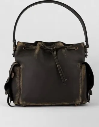 Acne Studios leather bucket bag