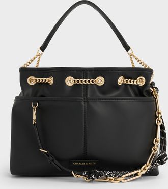 Charles & Keith Addison Knotted-Rope Tote Bag