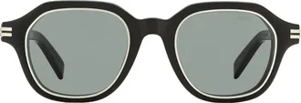 Ermenegildo Zegna EZ0250 Square Rimmed Sunglasses - Black
