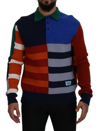 Dolce & Gabbana Multicolor Brei Sweater