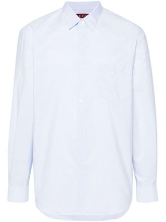 Gucci Gestreept katoenen overhemd - Blauw