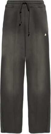 Golden Goose Wide-leg joggingbroek - Heren - Sweatpants - Grijs - M - Katoen - Broeken