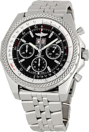 Breitling Pre-owned Breitling Bentley Chronograph Automatic Black Dial Mens Watch A4436212-B859SS