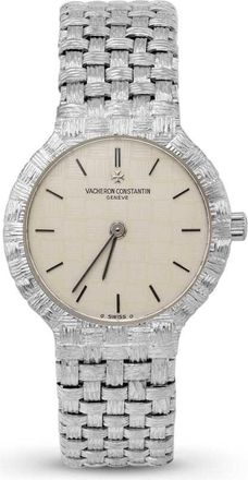 Vacheron Constantin Pre-owned Vacheron Constantin Patrimony Vintage Silver-tone Dial Ladies Watch 27046