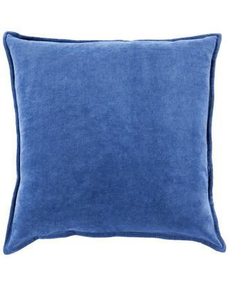Surya Cotton Velvet Lumbar Pillow