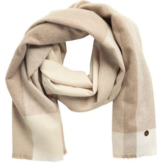 Bruno Magli Plaid Cashmere Scarf in Camel at Nordstrom Rack