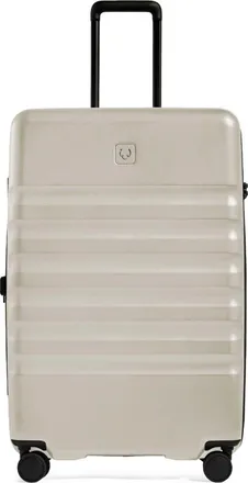 Antler Icon Stripe Large Suitcase in Taupe at Nordstrom