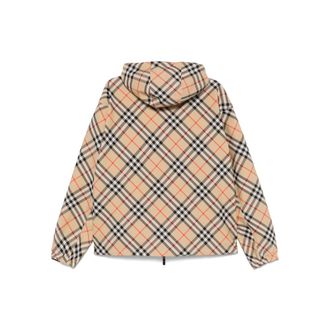 Burberry Classic Check Hooded Jacket - Beige