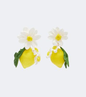 Jennifer Behr Limoncello drop earrings