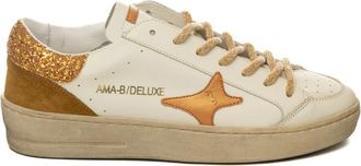 Ama brand Slam Sneaker - Dames - Sneakers - Wit - 38 EU - Katoen - Schoenen