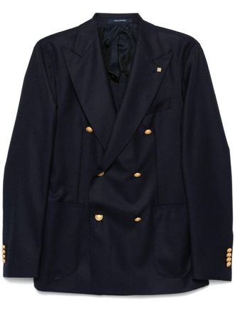 Tagliatore Blazer met dubbele rij knopen - Blauw