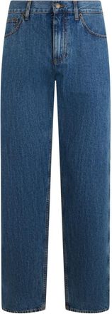 Burberry Blue Mid Rise Jeans