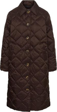 Part Two Jassen, Dames, Bruin, XL, Single-Breasted Coats