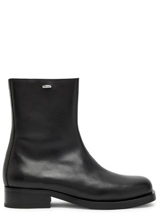 Our Legacy Camion Leather Ankle Boots - Black - 44 (IT44 / UK10)