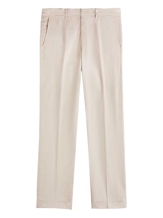 Fay Beige Tailored Rolled Hem Chino Pants