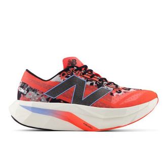 New Balance Uomo TCS London Marathon FuelCell SuperComp Elite v4 in Rosso/Bianco/Nero, Sintetica, Taglia 42.5