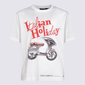 Dolce & Gabbana White Cotton T-shirt