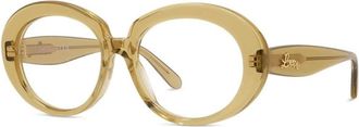 Loewe Ladies Black Oval Eyeglass Frames LW50089I 096