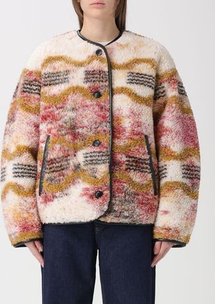 Isabel Marant Giacca in pile a fantasia astratta Isabel Marant Etoile