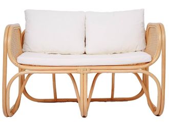 Nordlys Sof&aacute; en rat&aacute;n beige