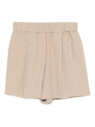 Brunello Cucinelli Shorts met zak - Beige