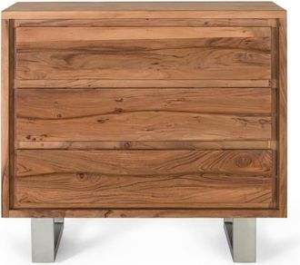 Giner&Colomer C&oacute;moda de madera de acacia y metal